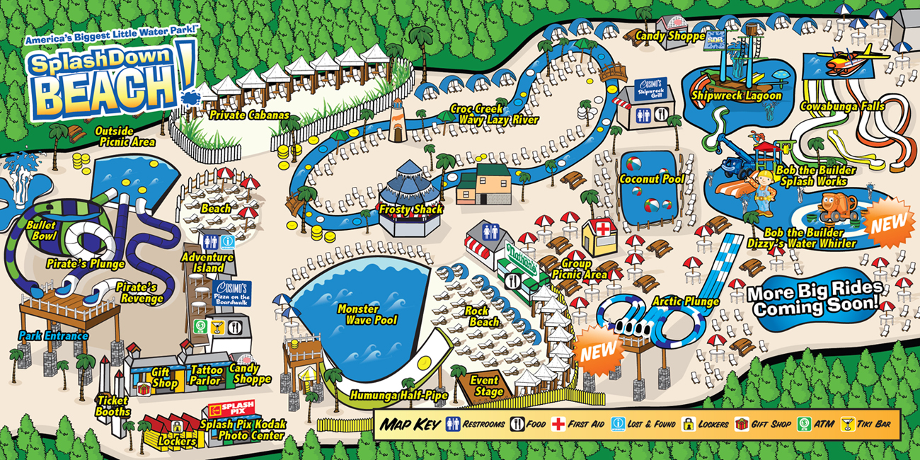 Splash Zone Water Park Map